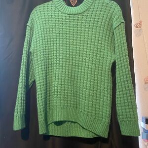 SO Vibrant Green Knit Sweater